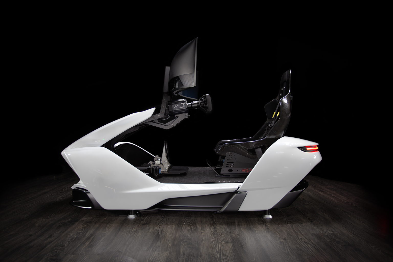 ImSim Porsche Raceborn in Carrara White Metallic